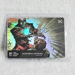 5/$20 Mint 2023 Hro Hybrid Deathstorm Vs. Captain... Epic DC Holo Card A16558!!